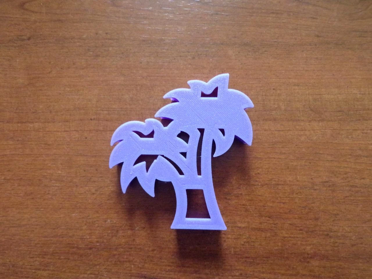 emporte pieza palmiers impreso 3D PLA alrededor de 8 x 7,4 x 1 cm – photo 2